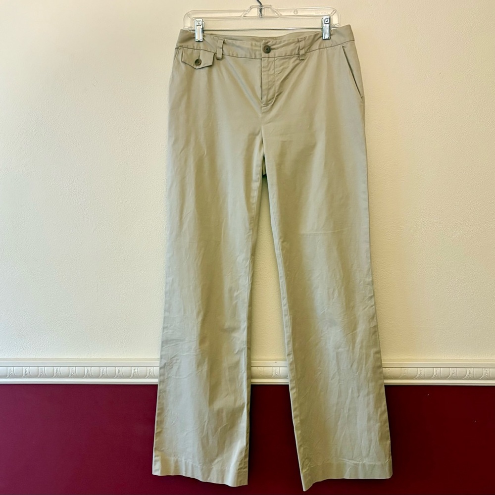 Banana Republic The Martin‎ Fit beige khaki dress pants cotton blend stretch